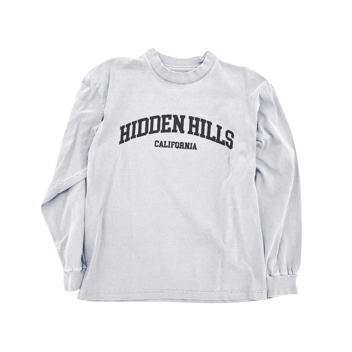 VINTAGE HEAVYWEIGHT HIDDEN HILLS ESSENTIALS TOP - WHITE/BLACK