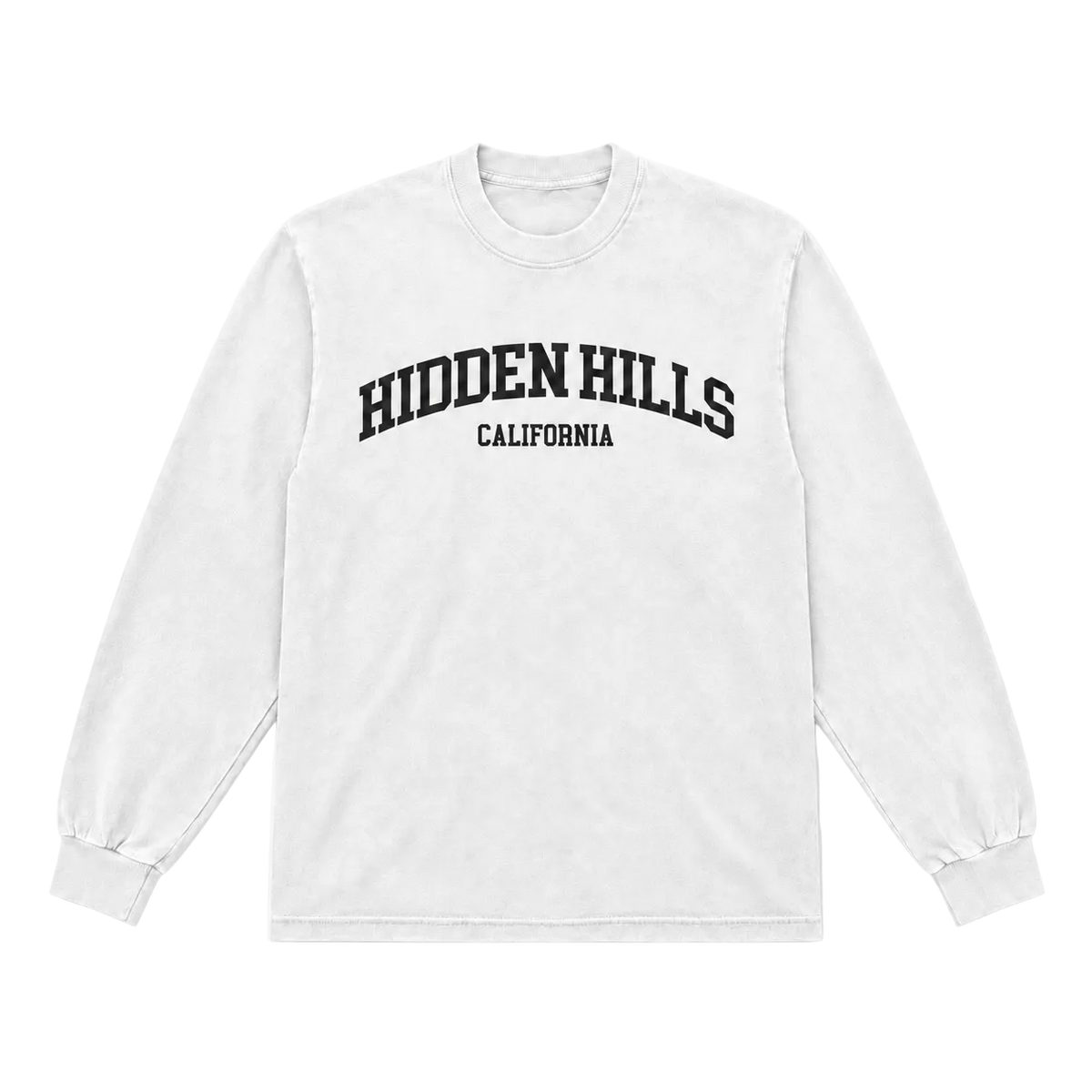 VINTAGE HEAVYWEIGHT HIDDEN HILLS ESSENTIALS TOP - OFF WHITE/BLACK