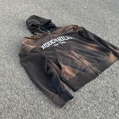 IMPERFECT HIDDEN HILLS ZIP UP - SUN WASHED BLACK