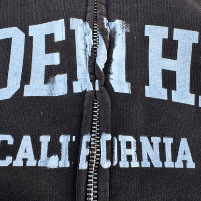 IMPERFECT HIDDEN HILLS ZIP UP - SUN WASHED BLACK