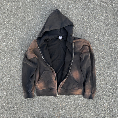 IMPERFECT HIDDEN HILLS ZIP UP - SUN WASHED BLACK