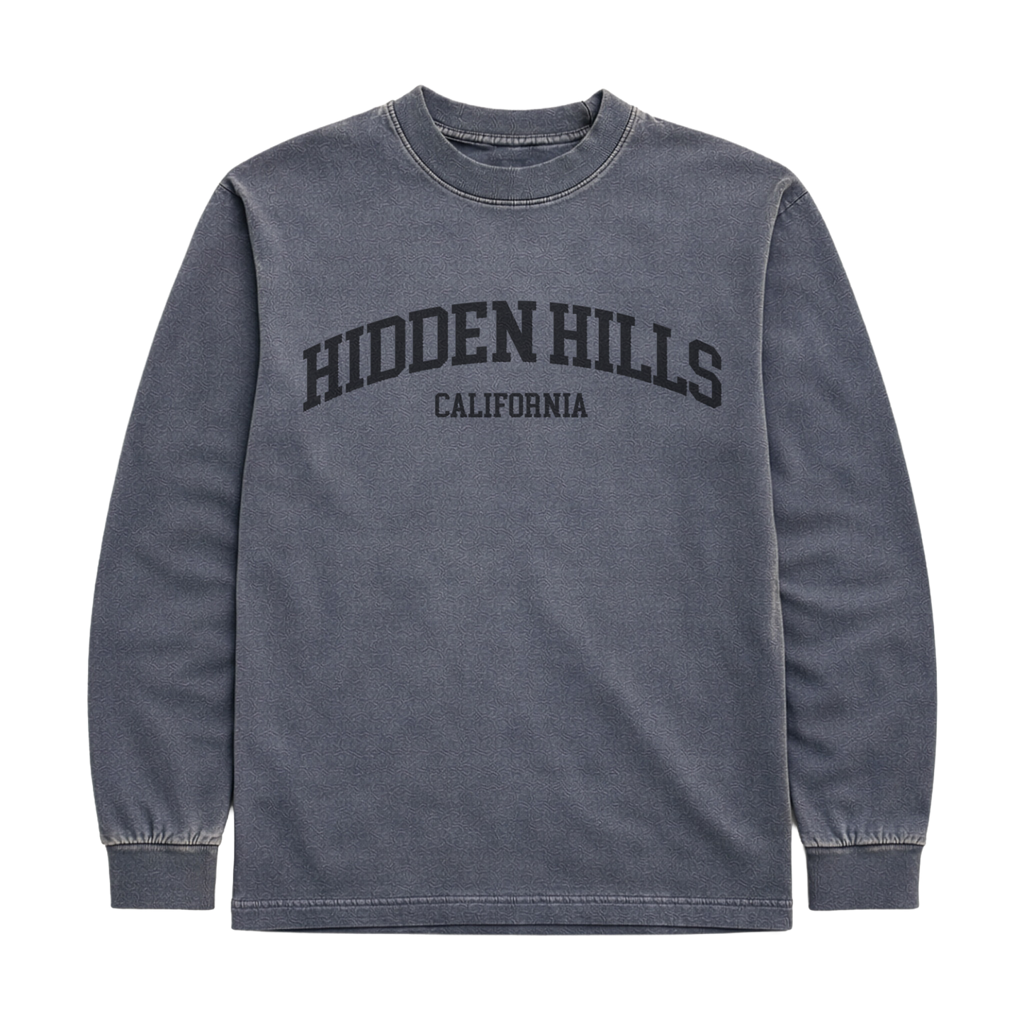 VINTAGE HEAVYWEIGHT HIDDEN HILLS ESSENTIALS TOP - VINTAGE BLACK