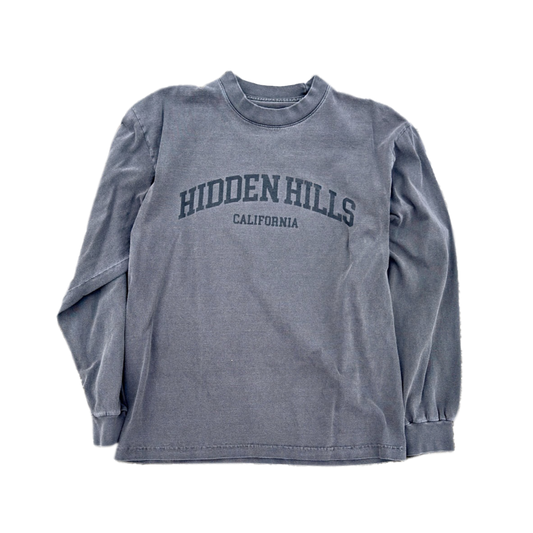 VINTAGE HEAVYWEIGHT HIDDEN HILLS ESSENTIALS TOP - VINTAGE BLACK