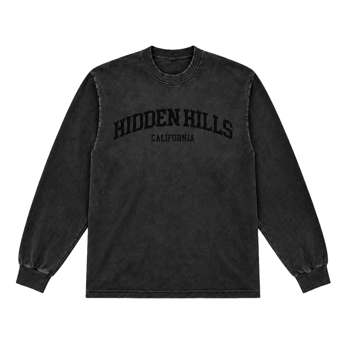 VINTAGE HEAVYWEIGHT HIDDEN HILLS ESSENTIALS TOP - VINTAGE BLACK